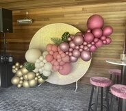 Organic decoratie diagonaal , backdrop