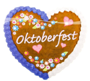 LED Party badge Oktoberfest Lebkuch