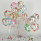 Ballon confetti met helium per stuk