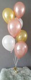 Ballon uni 1 stuks, gevuld met Helium, voorbehandeld met Hi-float