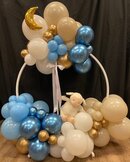 ballonnen decoratie cirkel staand baby, wedding, birthday