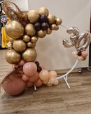 Ballonnen decoratie organic cirkel staand klein