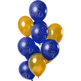 Ballonnen Elegant True Blue 80 Jaar