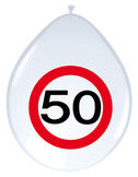 Verkeersbord Ballonnen 50 jaar