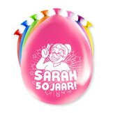 Ballonnen sarah meerkleurig