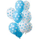 Ballonnen Stippen Blauw-Wit