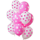 Ballonnen Stippen Roze-Wit