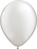 Ballonnen metallic Folatex 12In/30cm Zilver /100st