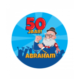 Bierviltjes cartoon Abraham 50 jaar