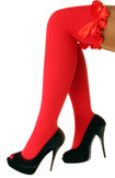 Britney kousen rood met stik one size
