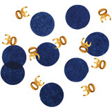 Confetti Elegant Blue 30 Jaar