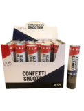 Confetti Shooter Klein - Rood Wit Blauw. 20 CM
