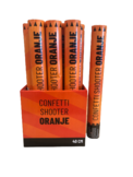 Confetti Shooter Medium - Oranje. 40 CM