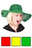 Dames organza hoed gaas div kleuren