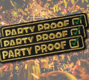Embleem 'Partyproof'