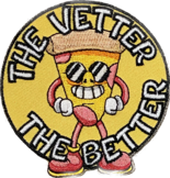 Embleem " The Vetter The Better"