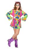 Flower power hippie seventies meisje jurk