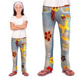 Flower Power Jeans Legging Child