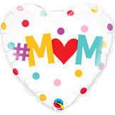 Folie ballon "#Mom"
