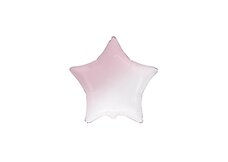 Folieballon Star licht roze ombre - 18 inch.