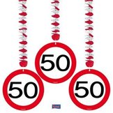 Verkeersbord Hangdecoratie 50 jaar