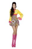 Hippie flower power kostuum jurk seventies