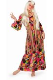 Hippie lange jurk, flower power, 70's, Woodstock
