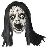 Masker Horror Lady met zwart haar