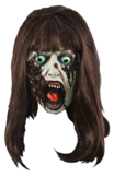 Masker zombie met bruin haar