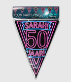 Neon Party flag - 50 Sarah