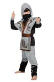 Ninja kostuum grijs