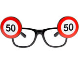 Verkeersbord bril 50