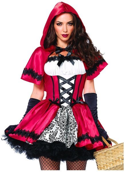 bevestig alstublieft Ritmisch Appal Gothic Roodkapje carnaval jurk